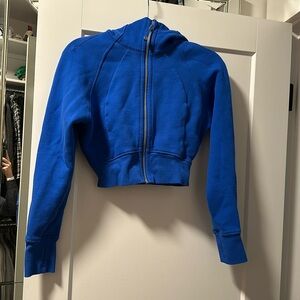 Lululemon Bright Blue Cropped Jacket
